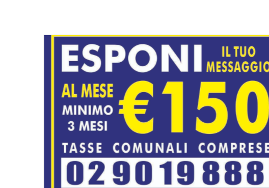 Impianto pubblicitario per campagne promozionali Pubbliarredo