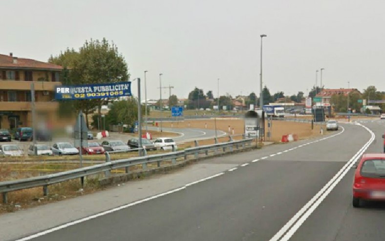 NOVIGLIO - PALO 122 - SP.30 Binasco - Motta ang. via 25 Aprile